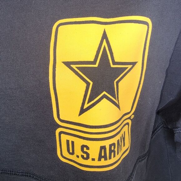 Victoria Secret "Army Strong Love Pink"  Long Sleeve Crew Neck Pullover Shirt Sm - Picture 4 of 5